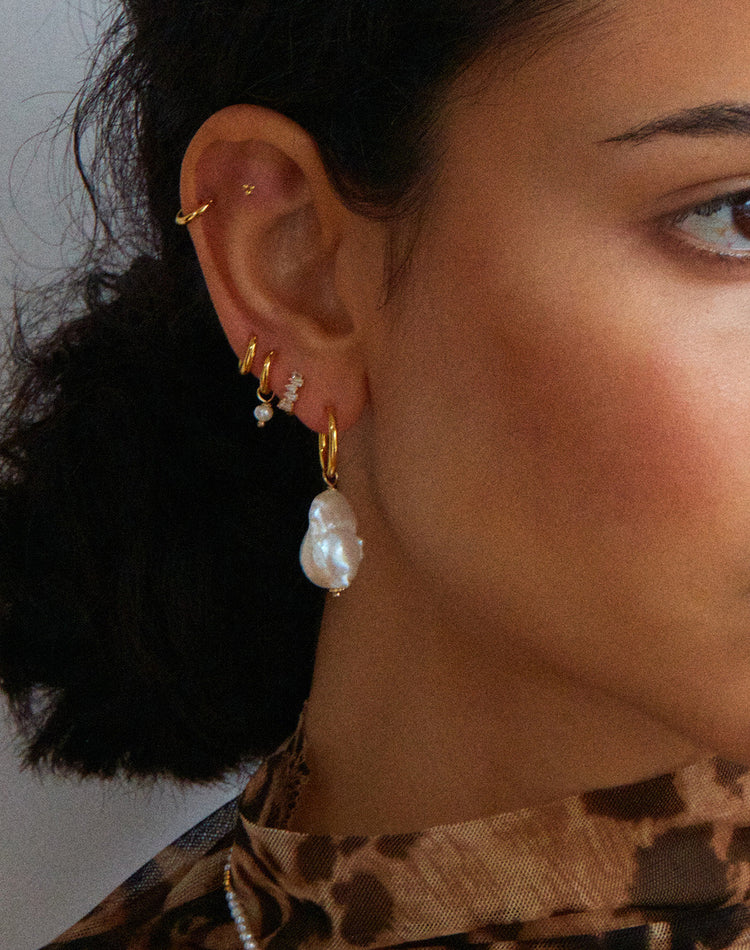 Eve Earring Charm in gold